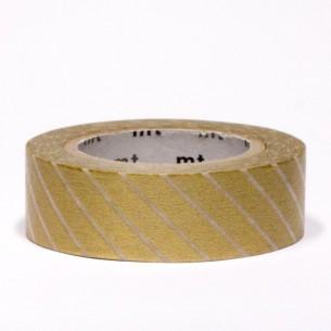 Washi Masking Tape - Stripe Gold