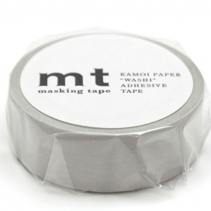Washi Masking Tape - Pastel Pearl Gray Washi Masking Tape - Pastel Pearl Gray