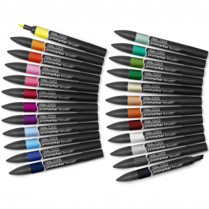 Promarker Brush Student Designer Wallet (25pc) Promarker Brush Student Designer Wallet (25pc)