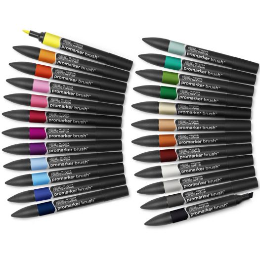 Promarker Brush Student Designer Wallet (25pc) Promarker Brush Student Designer Wallet (25pc)