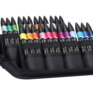 Promarker Brush Student Designer Wallet (25pc) Promarker Brush Student Designer Wallet (25pc)
