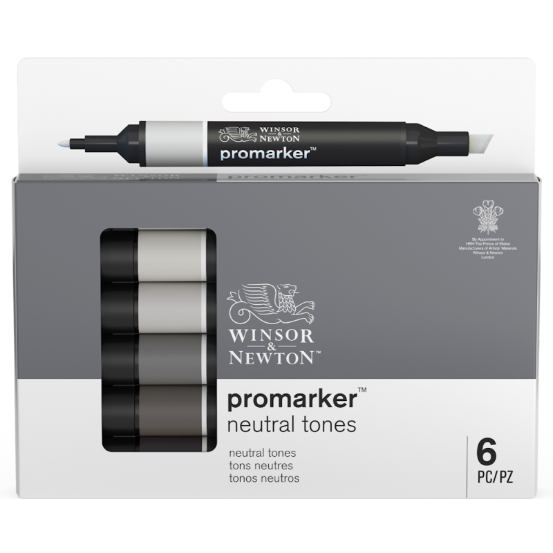 Winsor & Newton : Promarker : Cool Grey 6 (CG6) - W&N : ProMarker