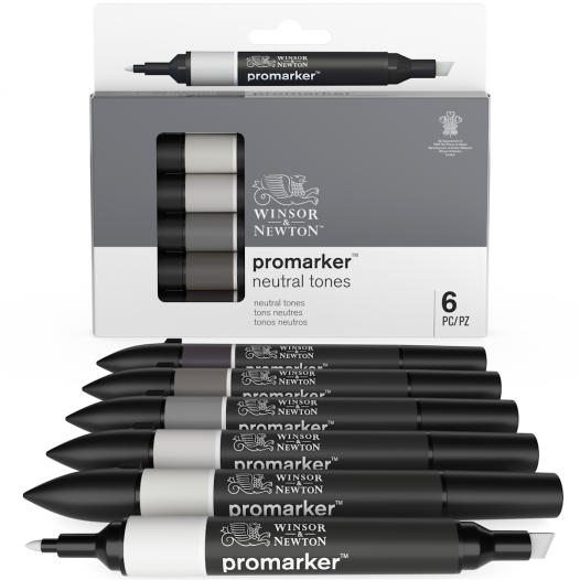 Promarker Neutral Tone Set (6pc)