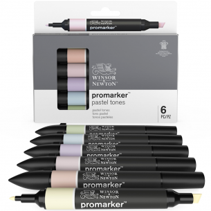 Promarker Pastel Tone Set (6pc) Promarker Pastel Tone Set (6pc)