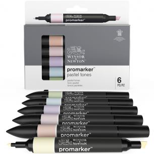 Promarker Pastel Tone Set (6pc)