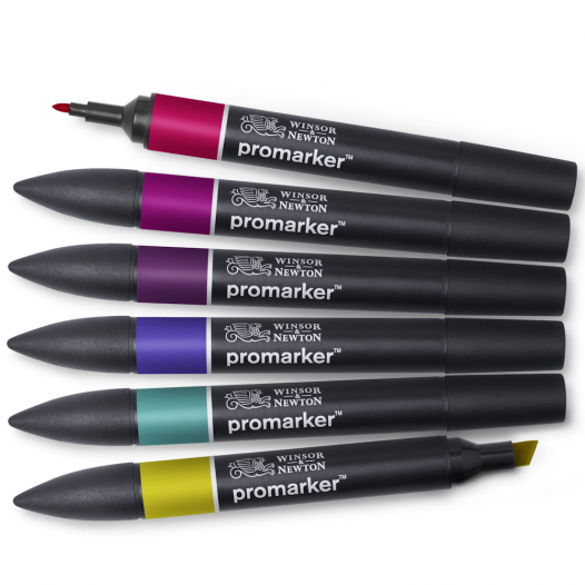 Promarker Sets rich tones, set of 6