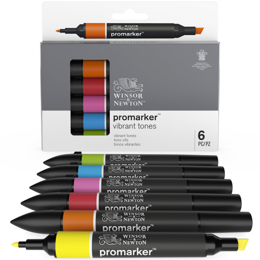 Promarker Vibrant Tone Set (6pc)