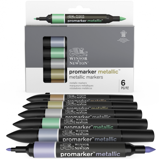 Promarker Metallic Tone Set (6pc) Promarker Metallic Tone Set (6pc)