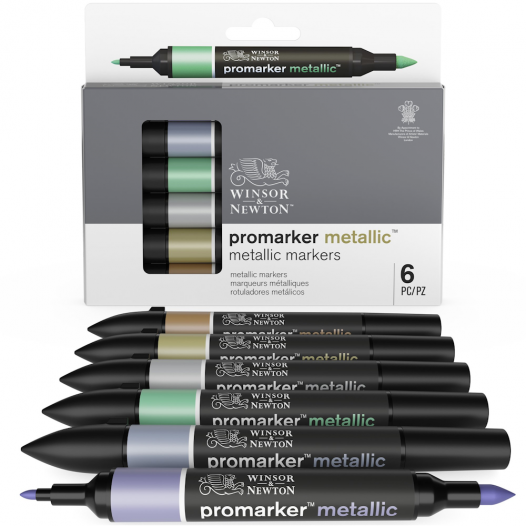 Promarker Metallic Tone Set (6pc)