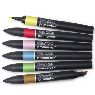 Promarker Mid Tone Set (6pc)