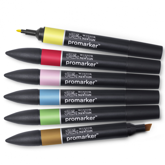 Promarker Mid Tone Set (6pc) Promarker Mid Tone Set (6pc)