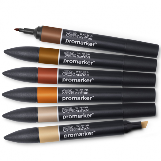 Promarker Skin Tone Set Two (6pc)