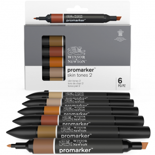 Promarker Skin Tone Set Two (6pc)