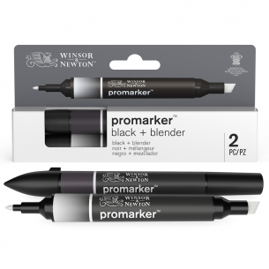 Promarker Black & Blender Duo (2pc) Promarker Black & Blender Duo (2pc)