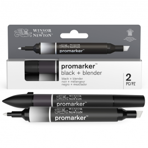 Promarker Black & Blender Set (2pc)