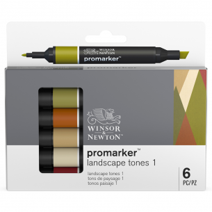 Promarker Landscape Tone Set One (6pc)