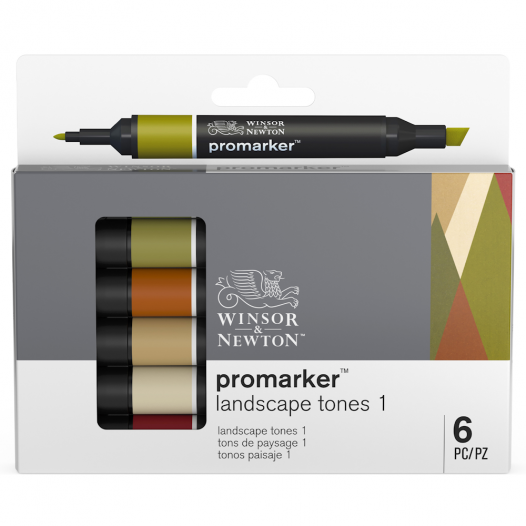 ProMarker 6-set Skin Tones 1