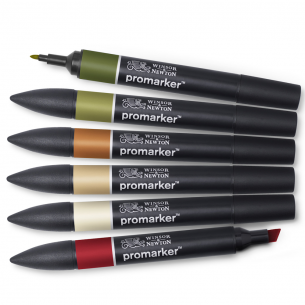 Promarker Landscape Tone Set One (6pc)