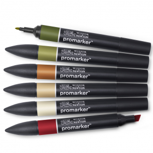 Promarker Landscape Tone Set One (6pc) Promarker Landscape Tone Set One (6pc)