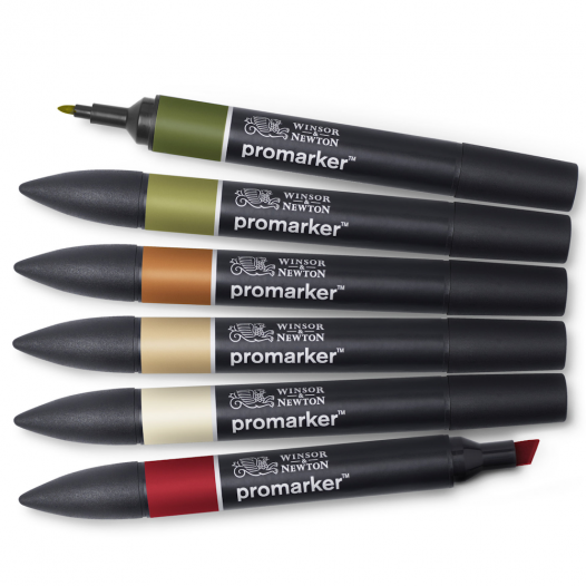 Promarker Landscape Tone Set One (6pc) Promarker Landscape Tone Set One (6pc)