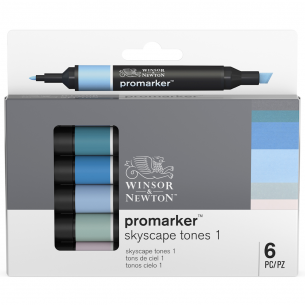 ProMarker Skyscape Tone Set One (6pc) ProMarker Skyscape Tone Set One (6pc)