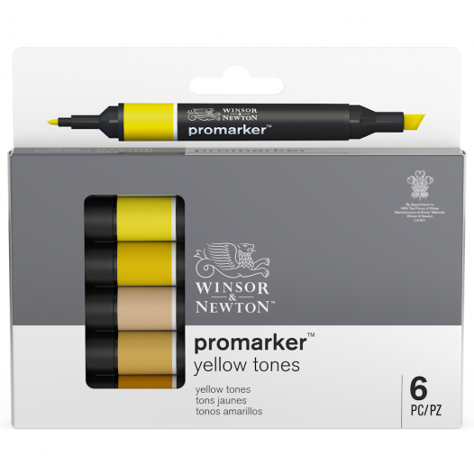 Promarker Yellow Tone Set (6pc)