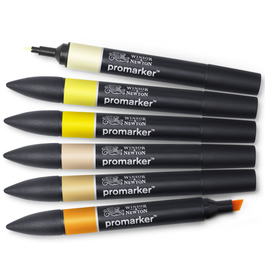 Promarker Yellow Tone Set (6pc)