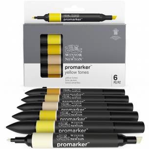 Promarker Yellow Tone Set (6pc)