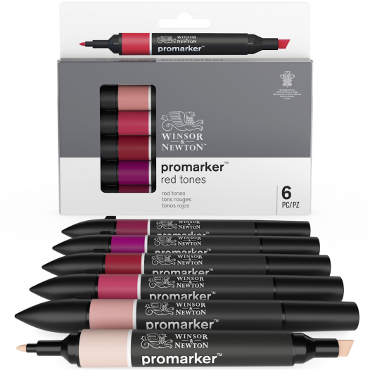 Promarker Red Tone Set (6pc)