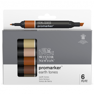 Promarker Earth Tone Set (6pc) Promarker Earth Tone Set (6pc)