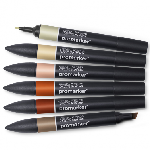 Promarker Earth Tone Set (6pc) Promarker Earth Tone Set (6pc)