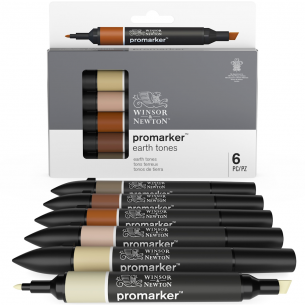 Promarker Earth Tone Set (6pc) Promarker Earth Tone Set (6pc)
