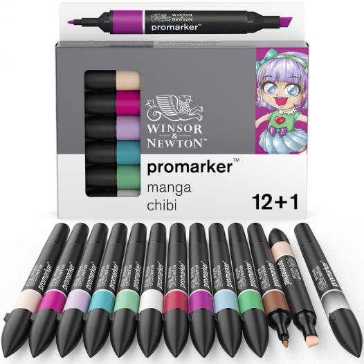 Promarker Manga Chibi Set (13pc)