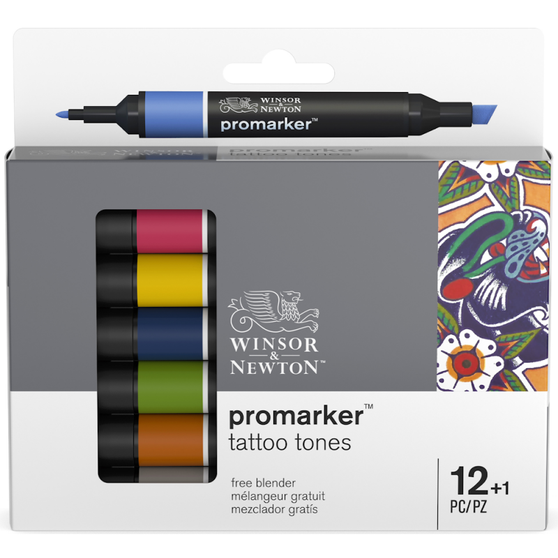 Promarker Tattoo Tone Set (12 + 1)