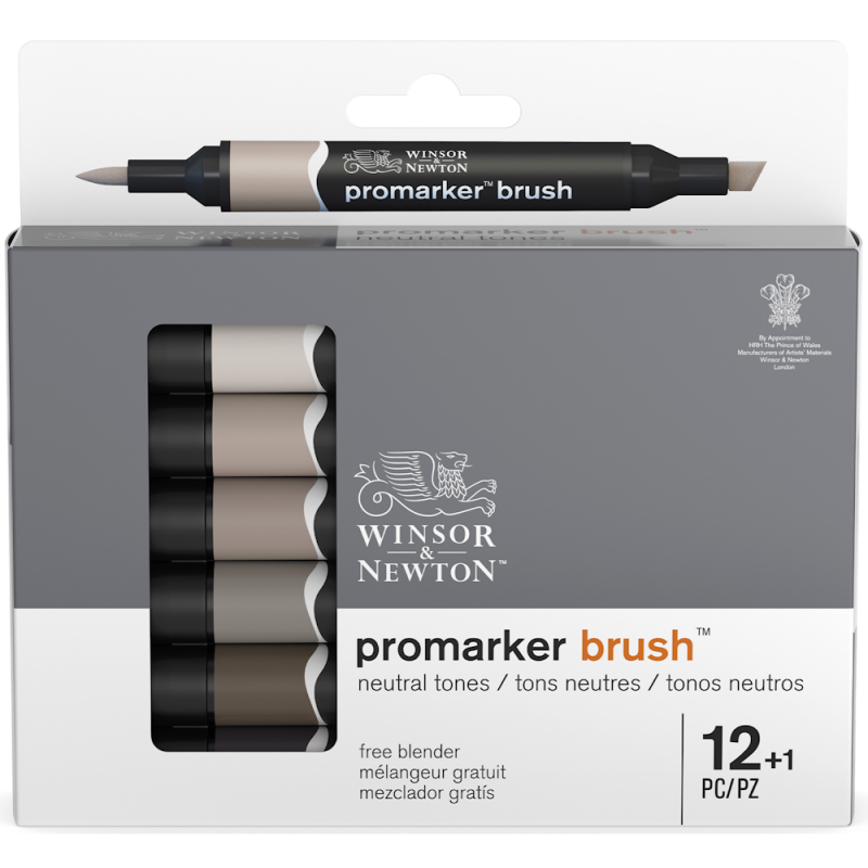 Promarker Brush Neutral Tone Set (13pc)