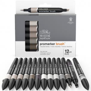 Promarker Brush Neutral Tone Set (13pc) Promarker Brush Neutral Tone Set (13pc)