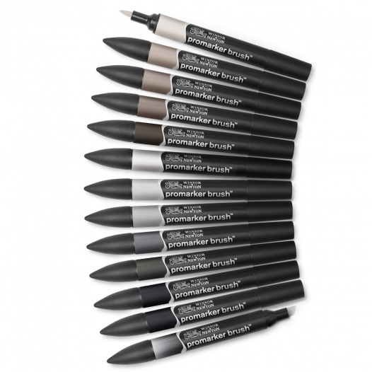 Promarker Brush Neutral Tone Set (13pc)