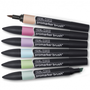 Promarker Brush Pastel Tone Set (6pc) Promarker Brush Pastel Tone Set (6pc)