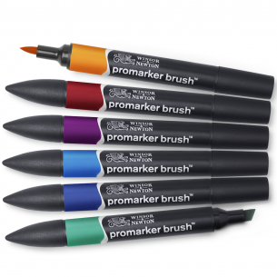 Promarker Brush Rich Tone Set (6pc)