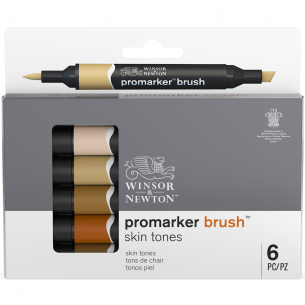 Promarker Brush Skin Tone Set (6pc) Promarker Brush Skin Tone Set (6pc)