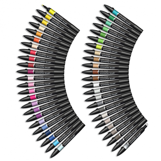 Promarker Brush Essential Collection (48pc)