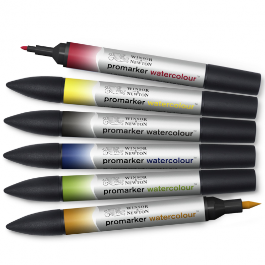 Promarker Watercolour Basic Set (6pc) Promarker Watercolour Basic Set (6pc)
