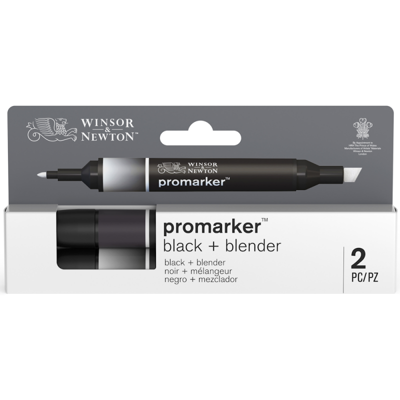 Promarker Black & Blender Set (2pc)