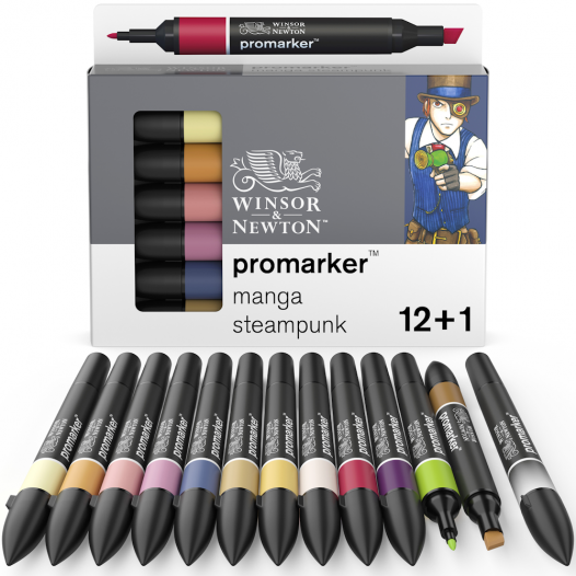 Promarker Manga Steampunk Set (13pc)