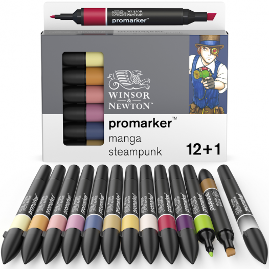 Promarker Manga Steampunk Set (13pc) Promarker Manga Steampunk Set (13pc)