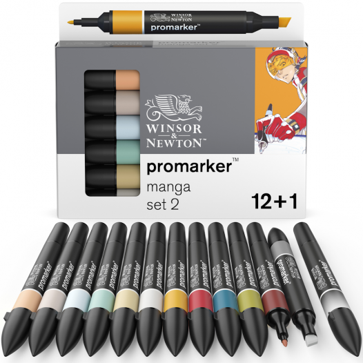 Promarker Manga Set Two (13pc)