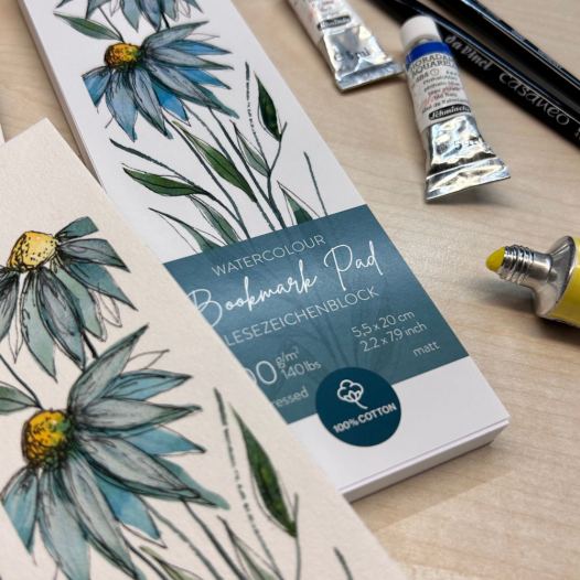 Watercolour Bookmark Pad (300gsm)