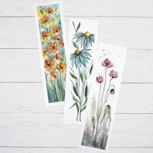 Watercolour Bookmark Pad (300gsm)