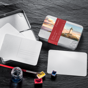 Watercolour A6 Postcard Tin (30pc) Watercolour A6 Postcard Tin (30pc)
