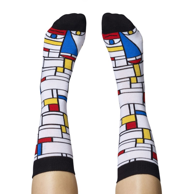 Feet Mondrian Large Artist Socks